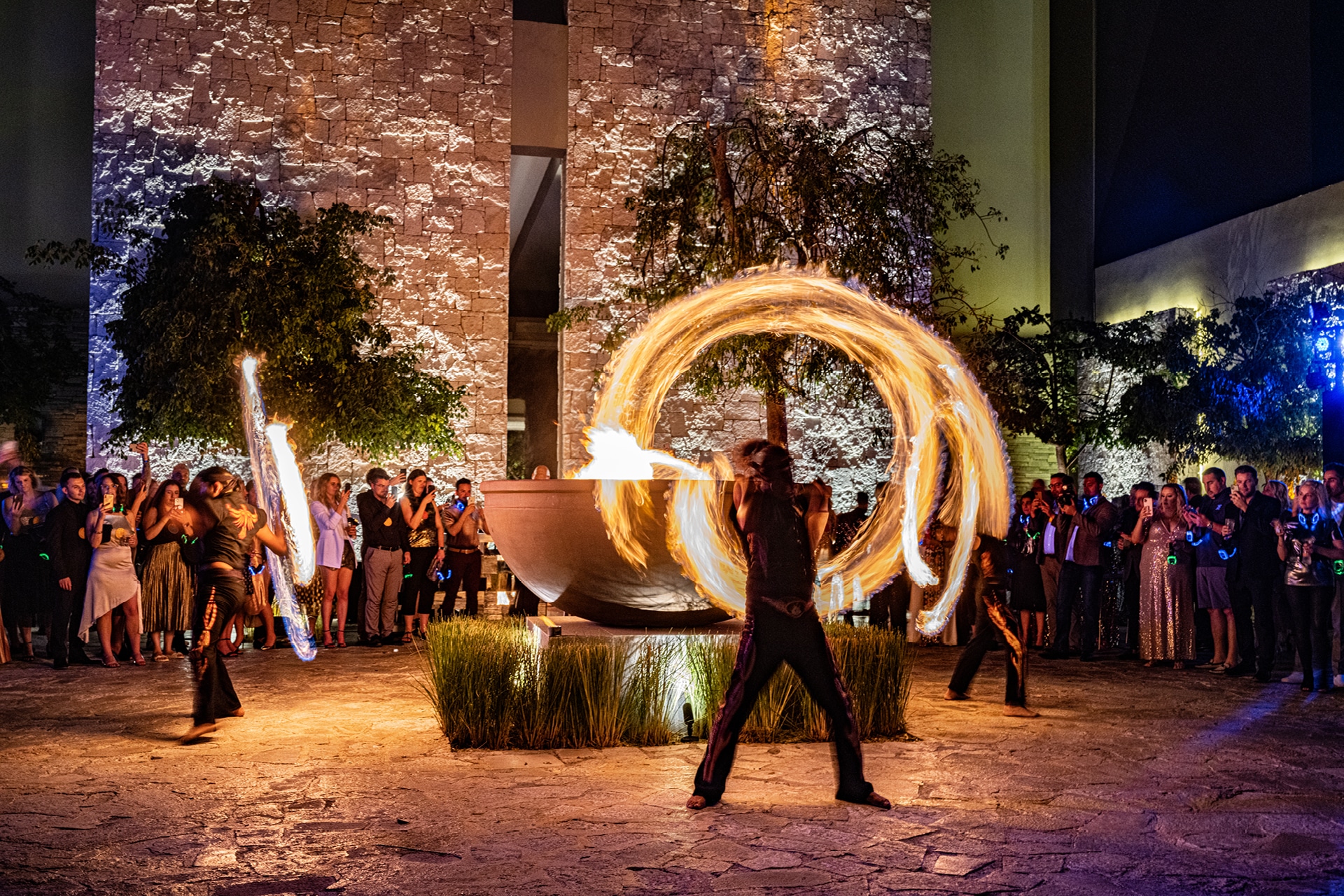 Evening show programme at the resort